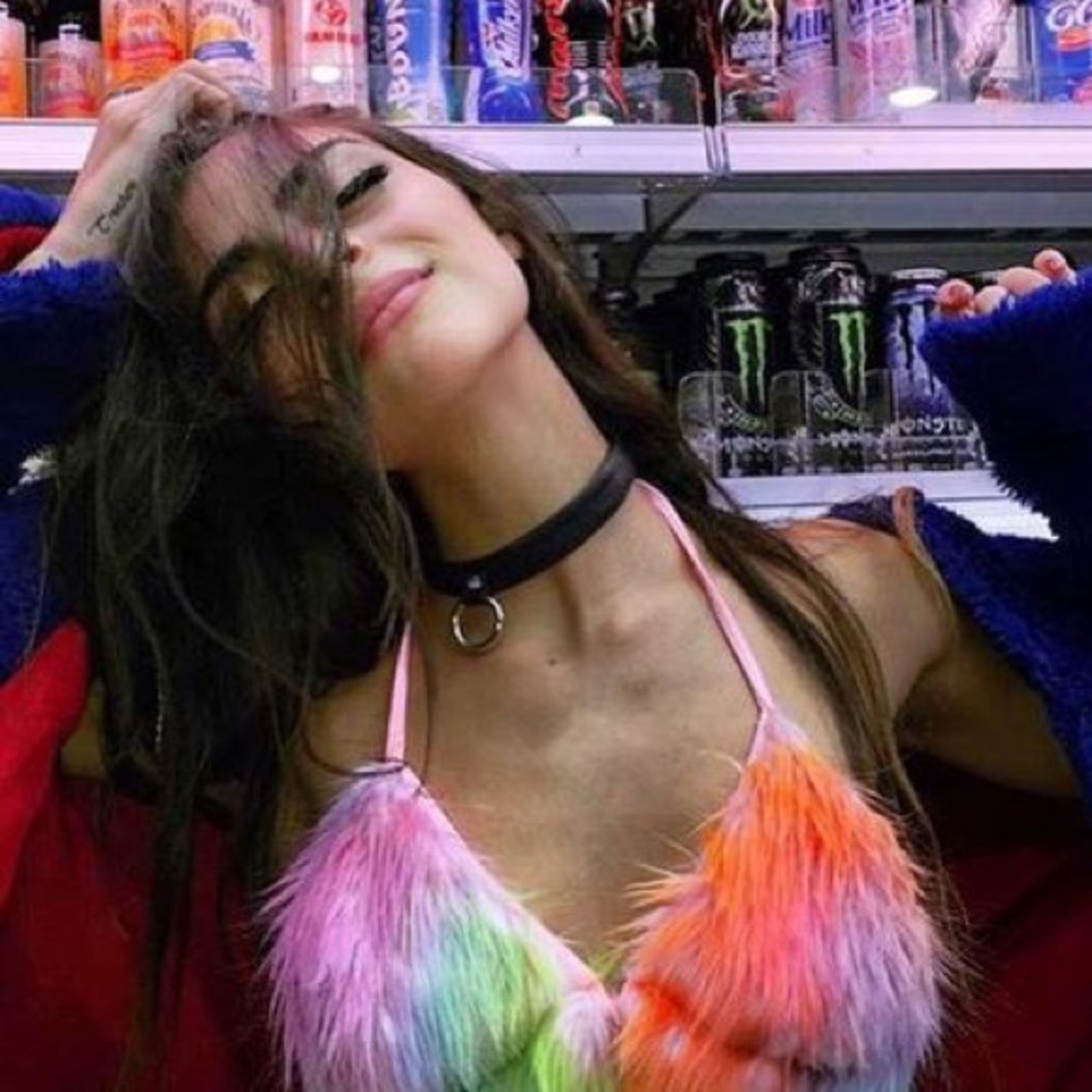 Pipe dream Ocean Moon Fur bra
